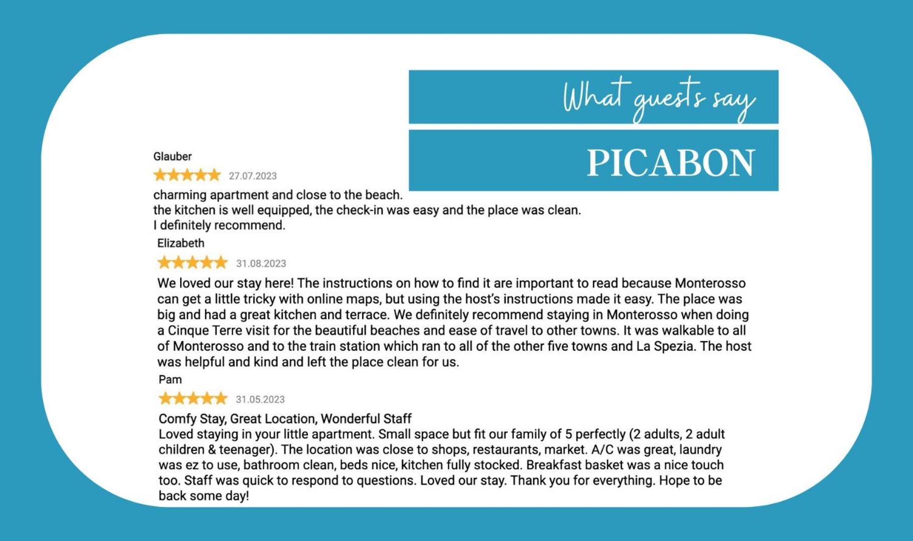 Picabon Apartment With Ac And Balcony Monterosso al Mare Eksteriør bilde