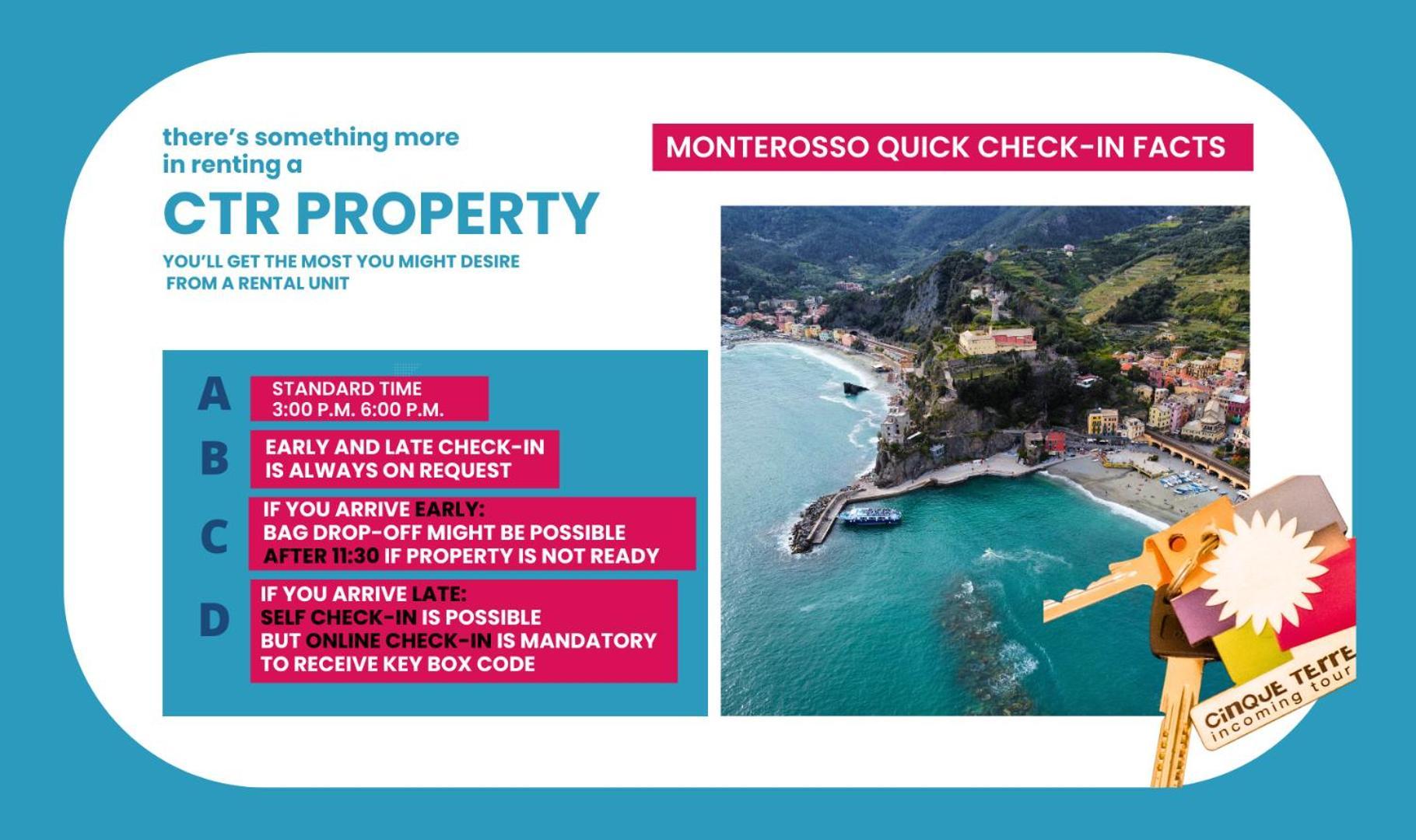 Picabon Apartment With Ac And Balcony Monterosso al Mare Eksteriør bilde